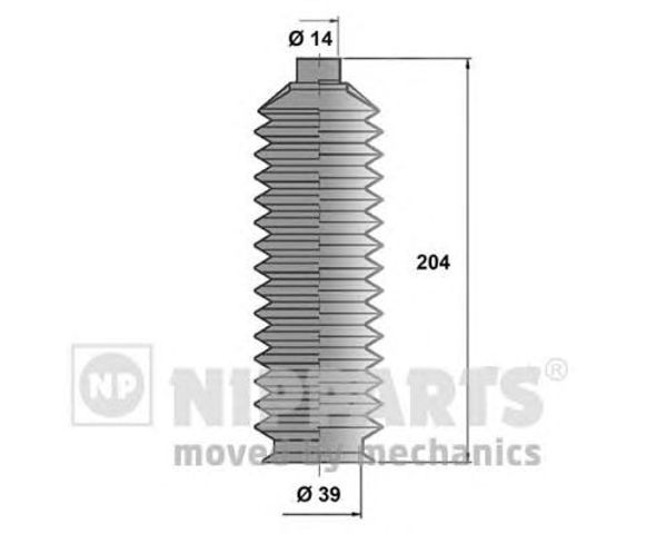 J2843000 NIPPARTS Пыльник рулевого механизма (рейки) купить в Ужгород