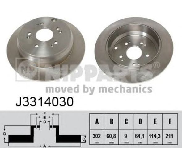 J3314030 Тормозные диски купить Полтава