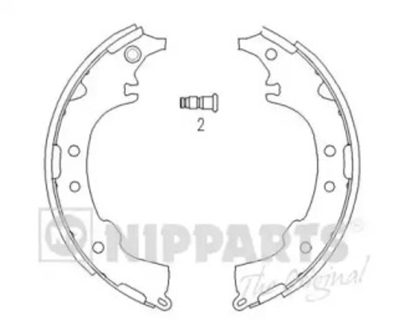 J3502068 NIPPARTS Задние барабанные колодки купить в Днепр
