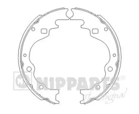 NIPPARTS J3503025 Колодки тормозные задние барабанные в наличии Николаев