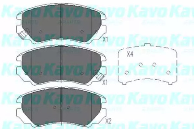 KAVO PARTS KBP3008 Колодки тормозные передние дисковые в наличии Кривой Рог