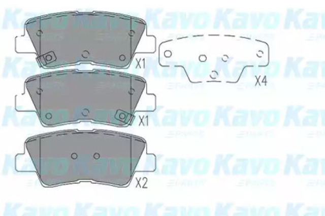 KAVO PARTS KBP3045 Колодки тормозные задние дисковые в наличии Ирпень