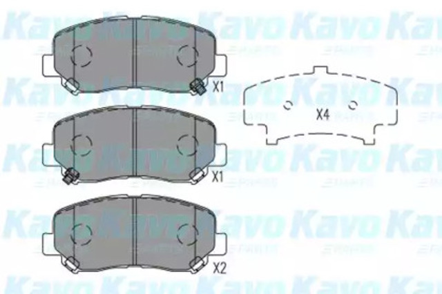 KAVO PARTS KBP4563 Колодки тормозные передние дисковые в наличии Харьков