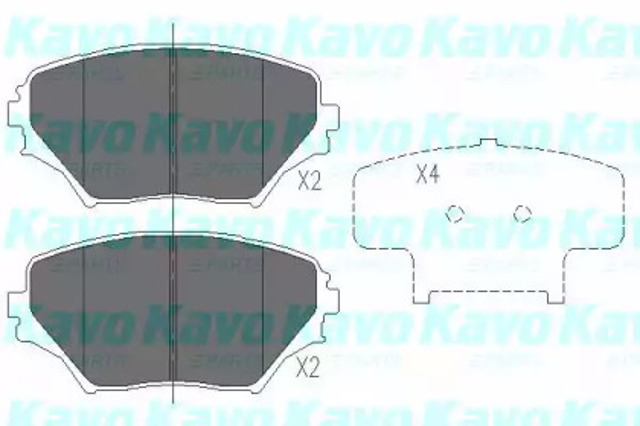 KAVO PARTS KBP9011 Передние тормозные колодки в наличии Николаев