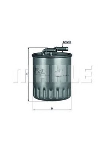MAHLE KL1551 Топливный фильтр в наличии Харьков
