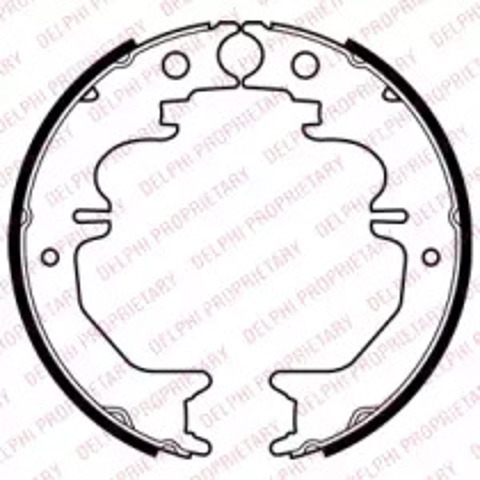 LS2053 DELPHI Колодки ручника купить в Полтава