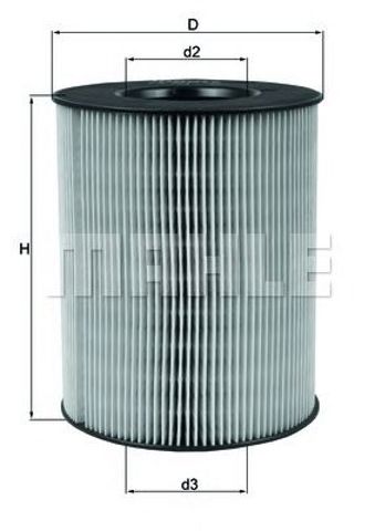 MAHLE LX794 Воздушный фильтр в наличии Николаев