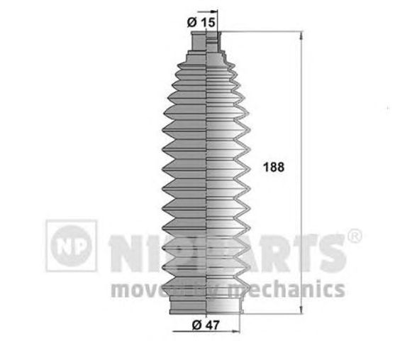 N2841032 NIPPARTS Пыльник рулевого механизма (рейки) купить в Винница