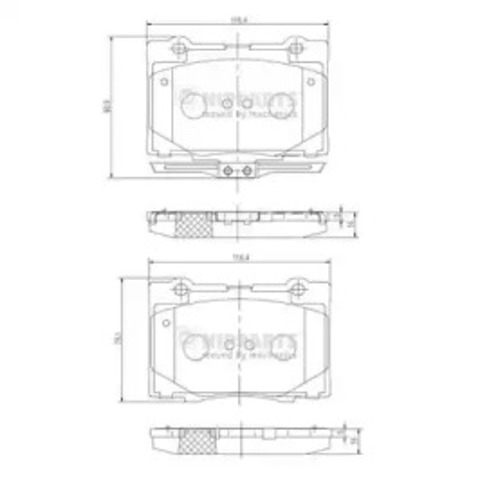 N3604070 Колодки тормозные передние дисковые купить Чернигов