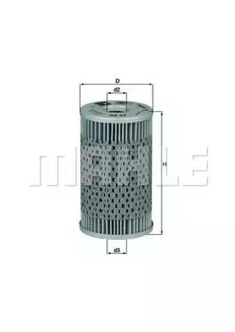 OX47D MAHLE Масляный фильтр купить в Тернополь