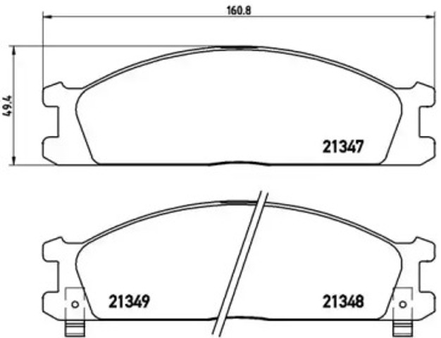 P24026 Передние тормозные колодки купить Павлоград