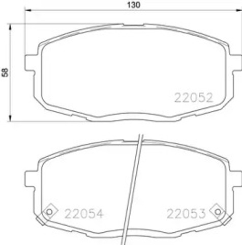 BREMBO P30077 Колодки тормозные передние дисковые в наличии Сумы