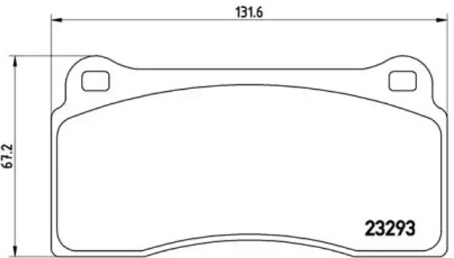P36018 BREMBO Передние тормозные колодки купить в Ровно