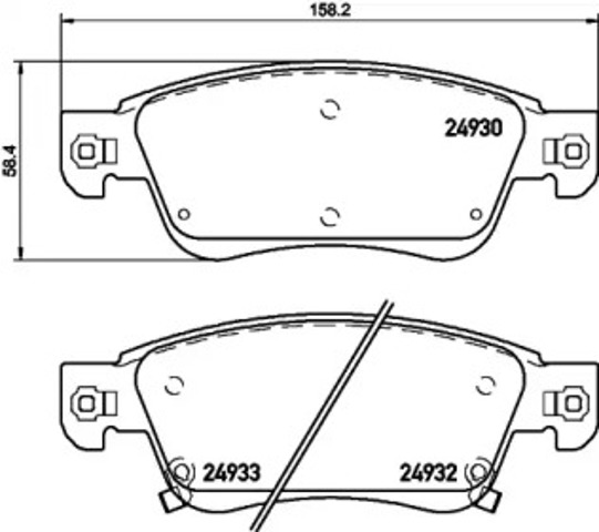 P56080 BREMBO Передние тормозные колодки купить в Черновцы