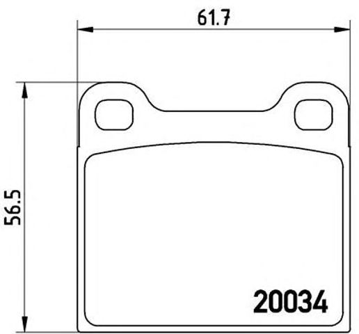 BREMBO P59001 Колодки тормозные передние дисковые в наличии Ужгород