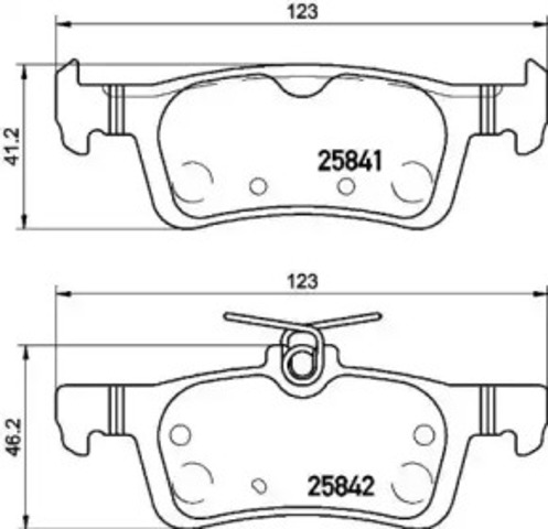 P61121 BREMBO Колодки тормозные задние дисковые купить в Полтава