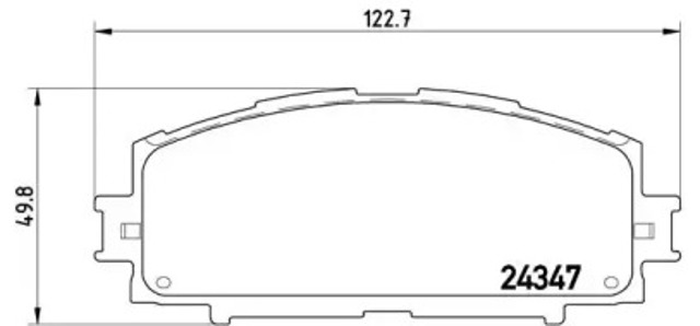 P83086 Колодки тормозные передние дисковые купить Чернигов