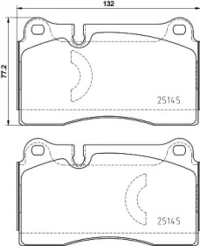 P85159 Передние тормозные колодки купить Днепр