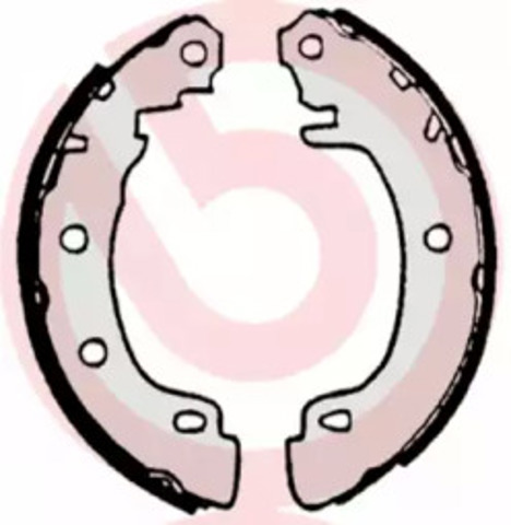 S68522 BREMBO Задние барабанные колодки купить в Чернигов