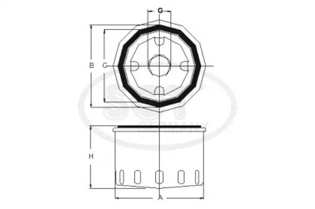 SM158 Фильтр масляный купить Кривой Рог