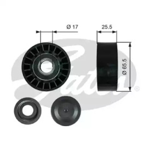 GATES T36376 Паразитный ролик в наличии Винница