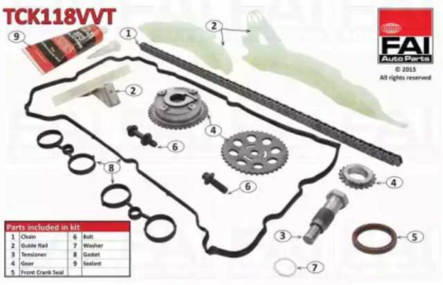 FAI TCK118VVT Комплект цепи ГРМ в наличии Ужгород