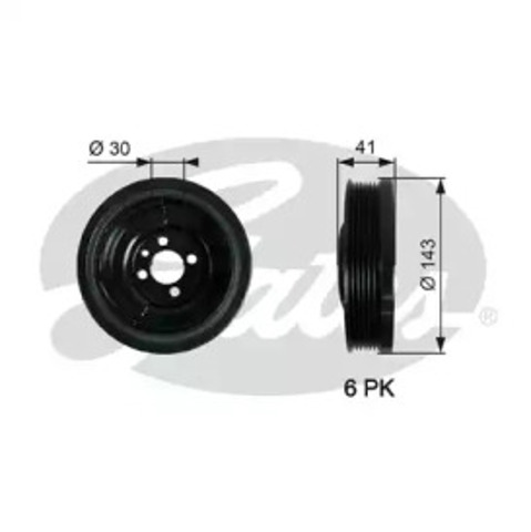 TVD1031 GATES Шкив коленвала купить в Ужгород