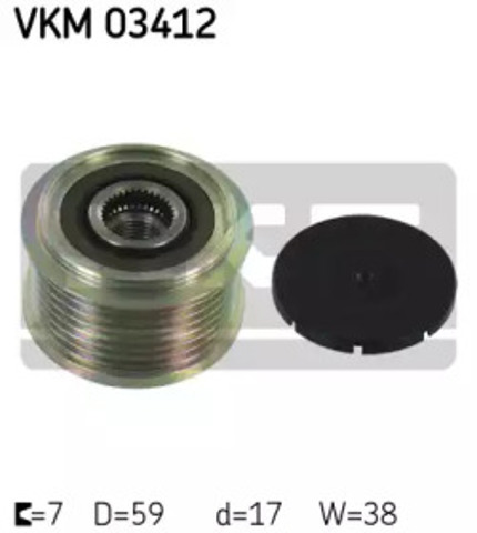 SKF VKM03412 Шкив генератора в наличии Ровно