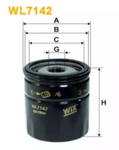 WIX WL7142 Масляный фильтр в наличии Одесса
