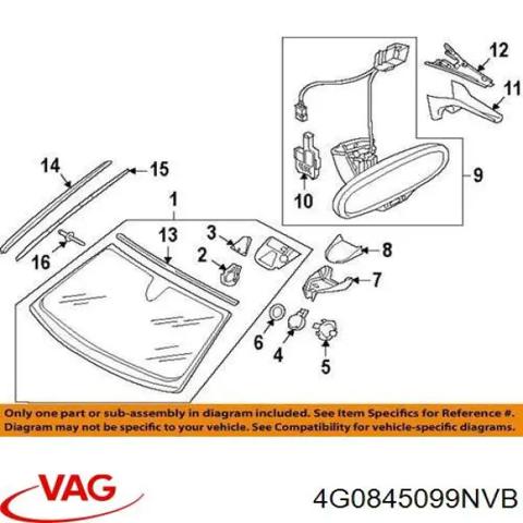 4G0845099NVB VAG Стекло лобовое  купить в Чернигов