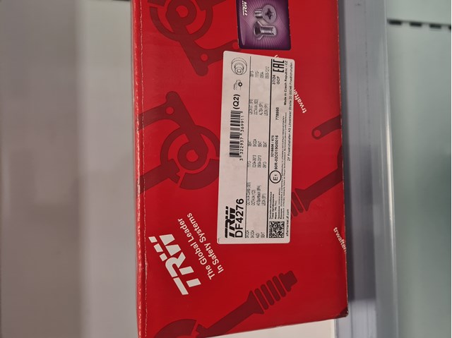 TRW DF4276 Диск тормозной задний в наличии Украина