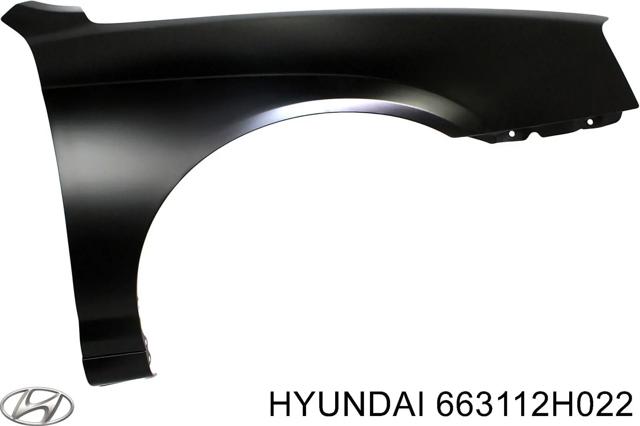 663112H022 HYUNDAI Крыло переднее левое купить в Ирпень