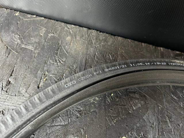 Уплотнитель двери передней, на (кузове) 8W0831721A VAG