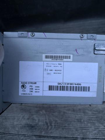 VAG 1Z0035161C Магнитола в наличии Днепр