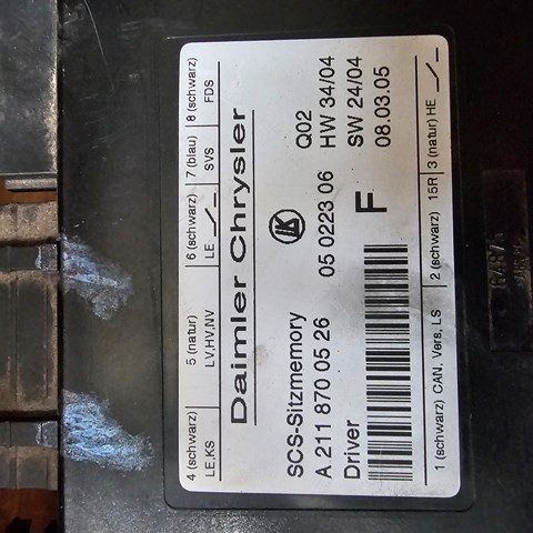 MERCEDES 2118700526 Сиденье переднее левое в наличии Каменское