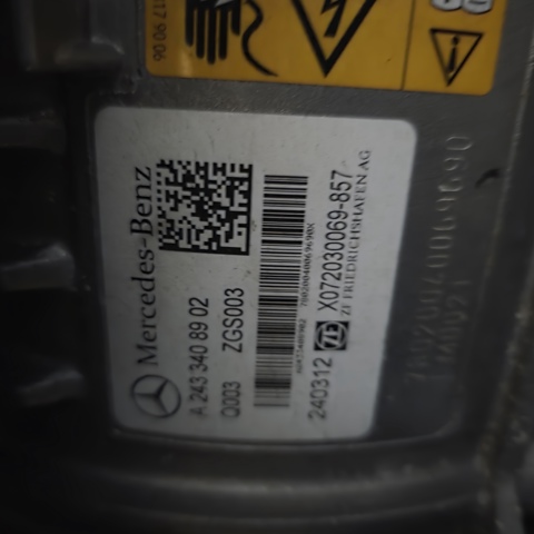 Двигатель электрический A2433408902 MERCEDES
