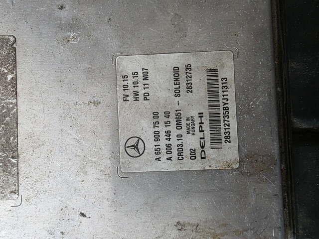 Компьютер двигателя A6519007500 MERCEDES