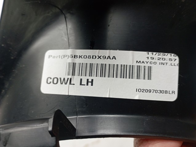 6BK08DX9AA CHRYSLER Обшивка стойки кузова внутренняя передняя левая купить в Львов
