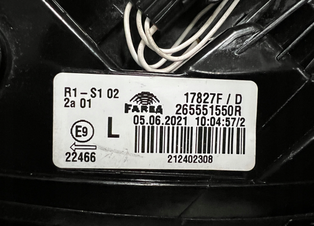 265551550R RENAULT купить в Одесса