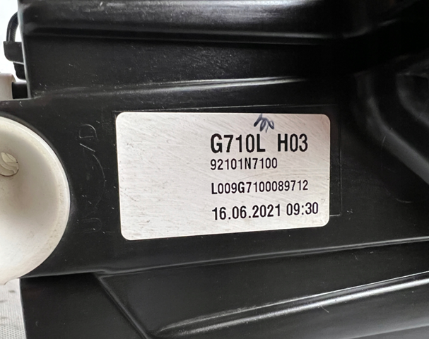 92102N7100 HYUNDAI Фара правая купить в Запорожье