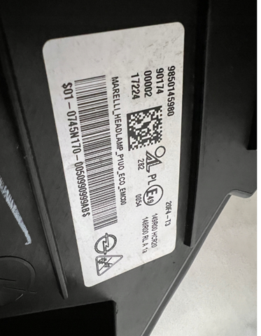 OPEL 9850148080 в наличии Запорожье