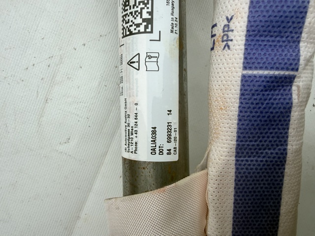 72126993231 BMW Подушка безопасности (AIRBAG) шторка боковая левая купить в Киев