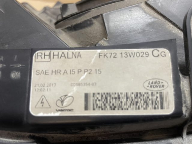 LAND ROVER LR066164 Правая фара в наличии Львов
