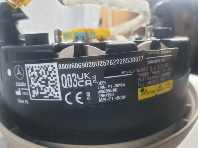 Airbag в мультируль A0008606902 MERCEDES