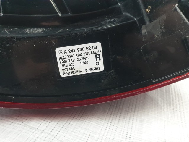 MERCEDES A2479065200 Задний фонарь в наличии Одесса