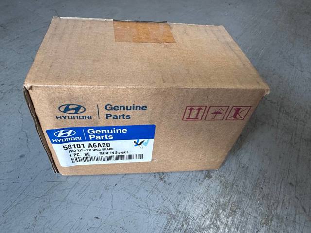 58101A6A20 HYUNDAI Колодки тормозные передние дисковые купить в Ужгород