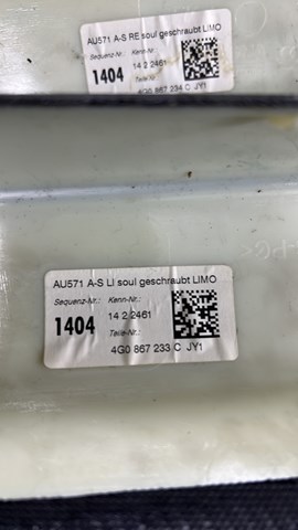 VAG 4G0867233C Обшивка стойки кузова внутренняя передняя левая в наличии Ирпень