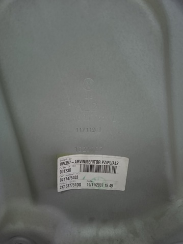 VAG 1T0837755L Механизм стеклоподъемника двери передней левой в наличии Днепр