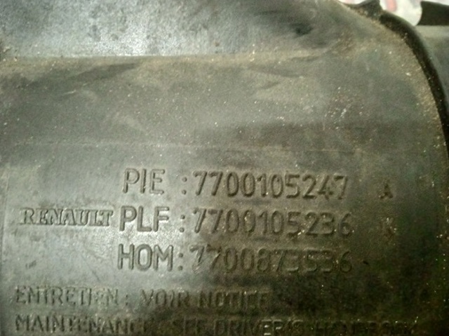 7700105236 RENAULT Корпус фильтра купить в Запорожье