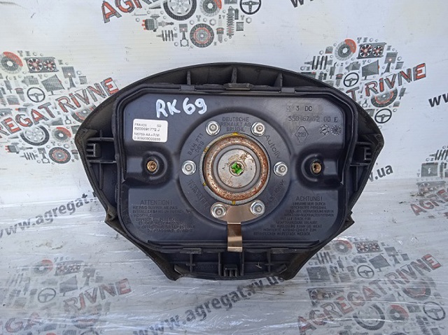 RENAULT 8200091772J Подушка безопасности (AIRBAG) водительская в наличии Черкассы
